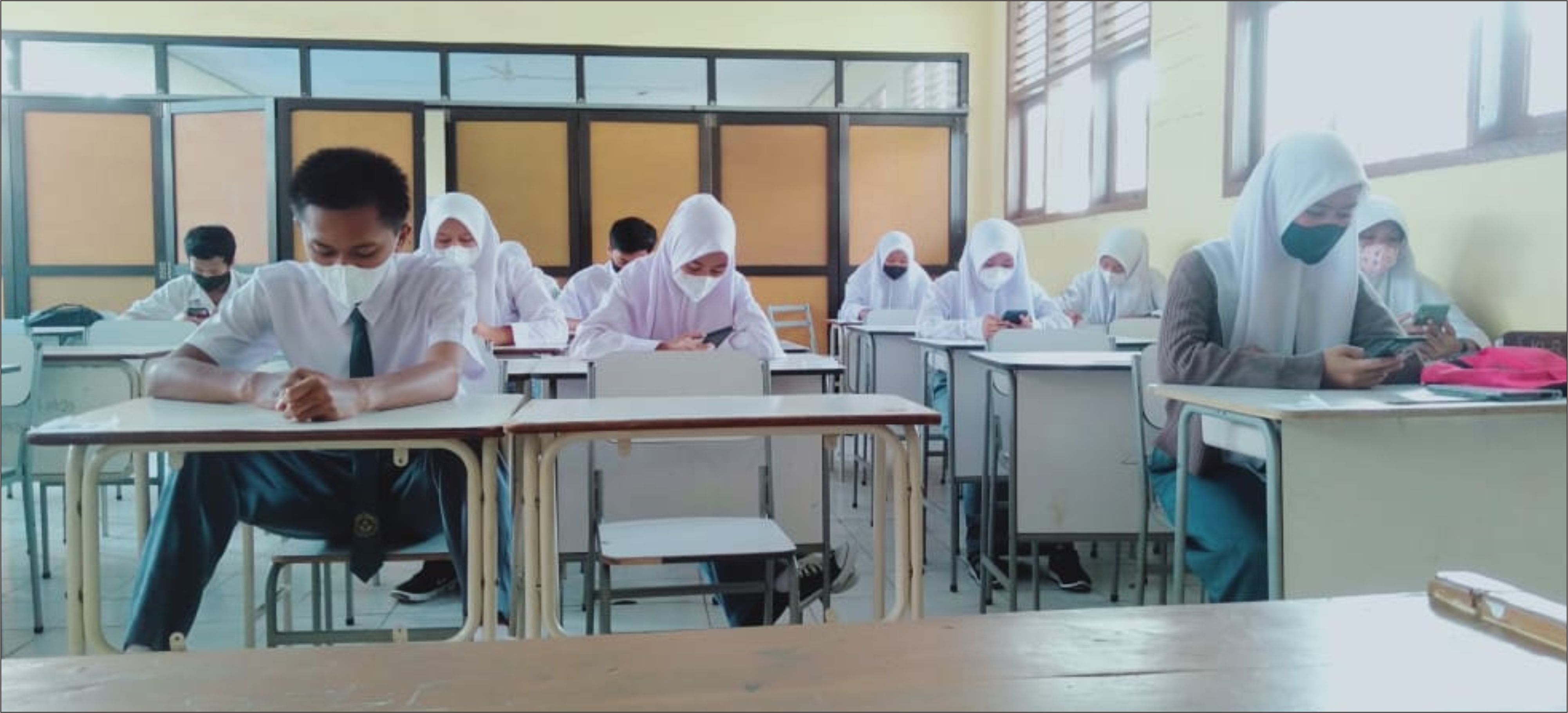 SMKN 1 Cipanas Melakukan PTS sebanyak 740 Peserta dengan Computer Based Test (CBT)  